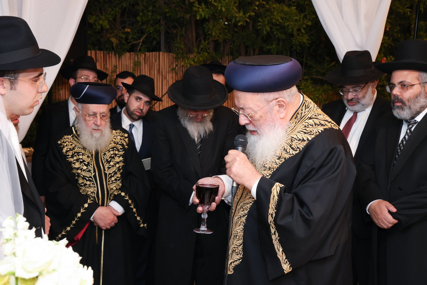 נישואי נכדתם המשותפת של הגר"י יוסף והגרש"מ עמאר