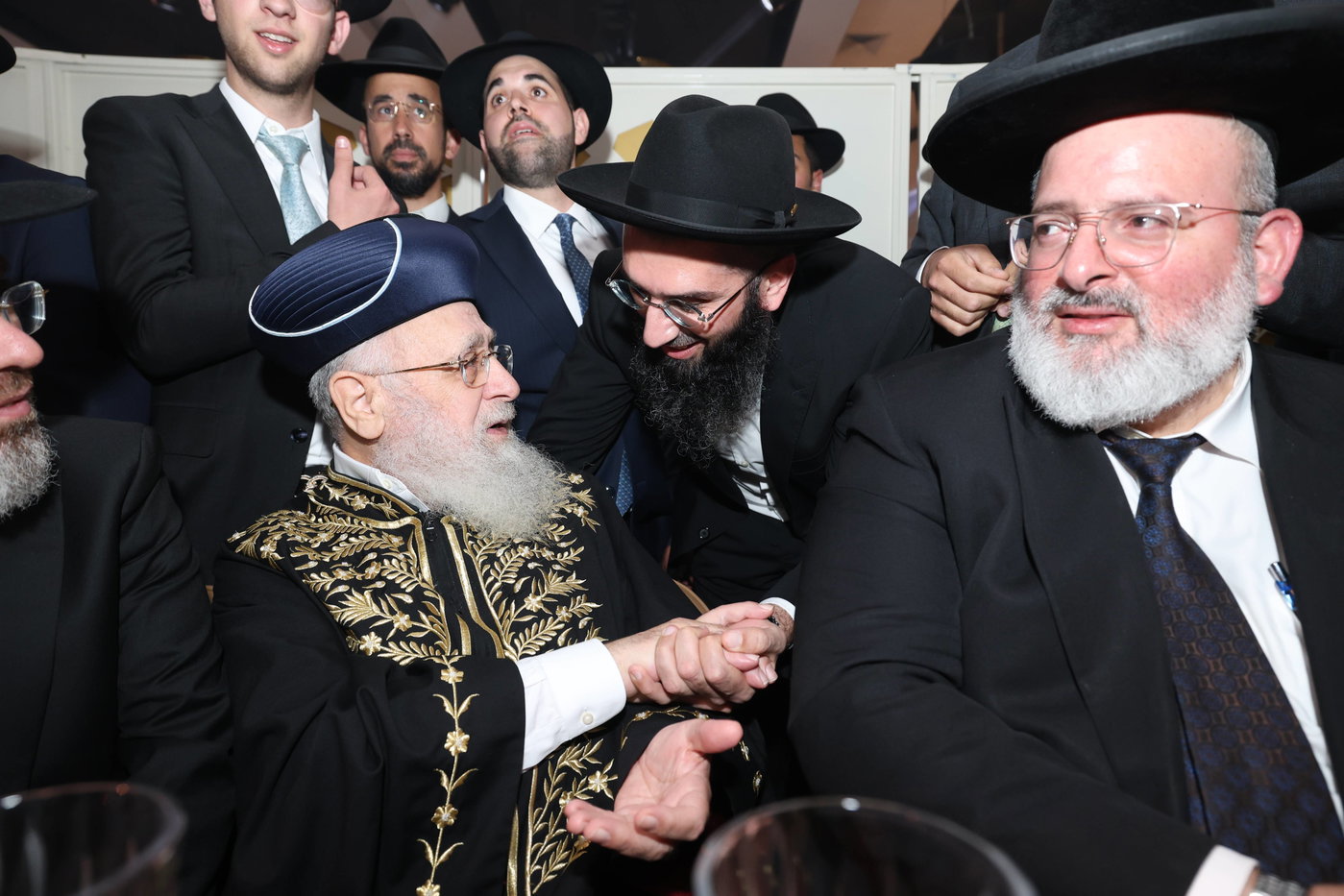 נישואי נכדתם המשותפת של הגר"י יוסף והגרש"מ עמאר
