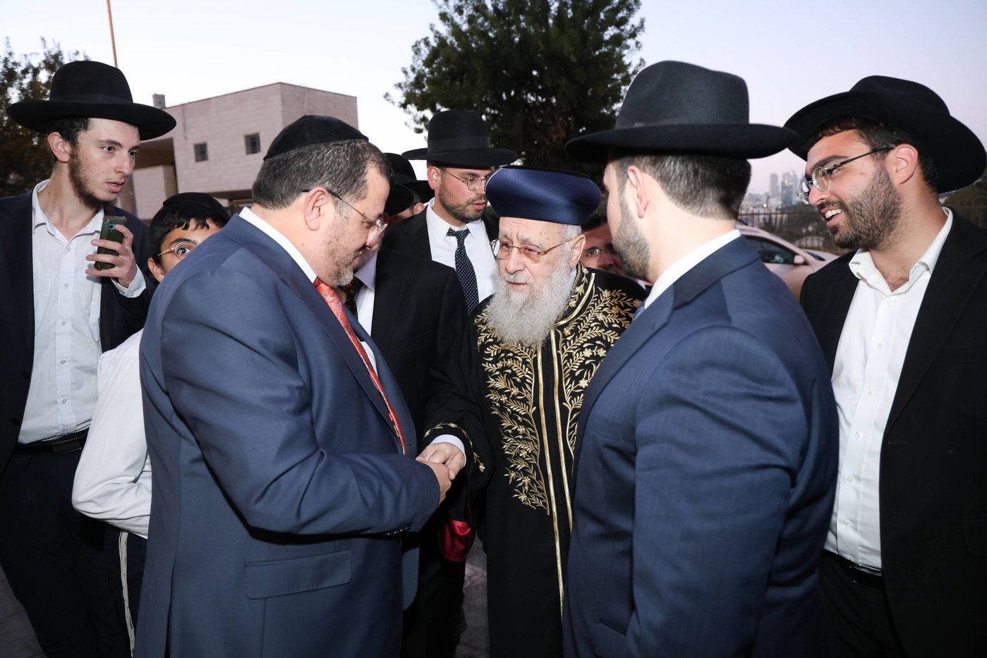 נישואי נכדתם המשותפת של הגר"י יוסף והגרש"מ עמאר