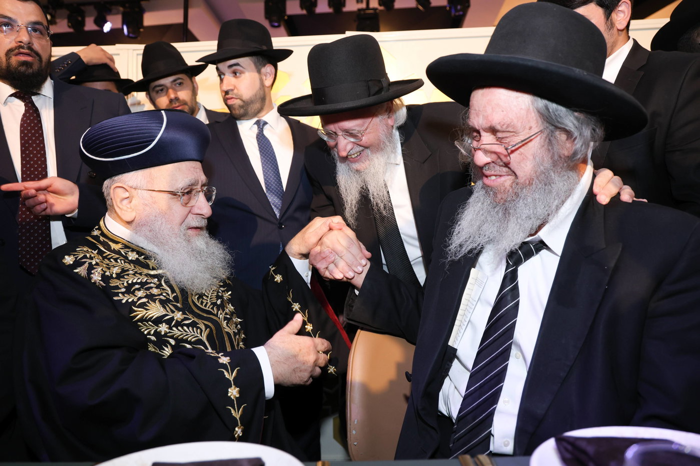 נישואי נכדתם המשותפת של הגר"י יוסף והגרש"מ עמאר