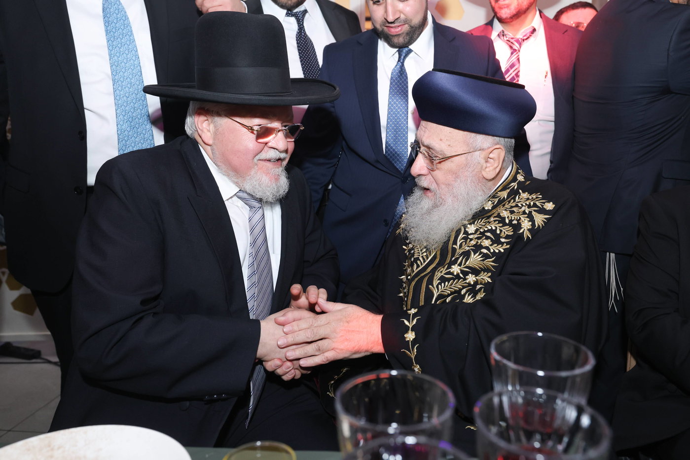נישואי נכדתם המשותפת של הגר"י יוסף והגרש"מ עמאר