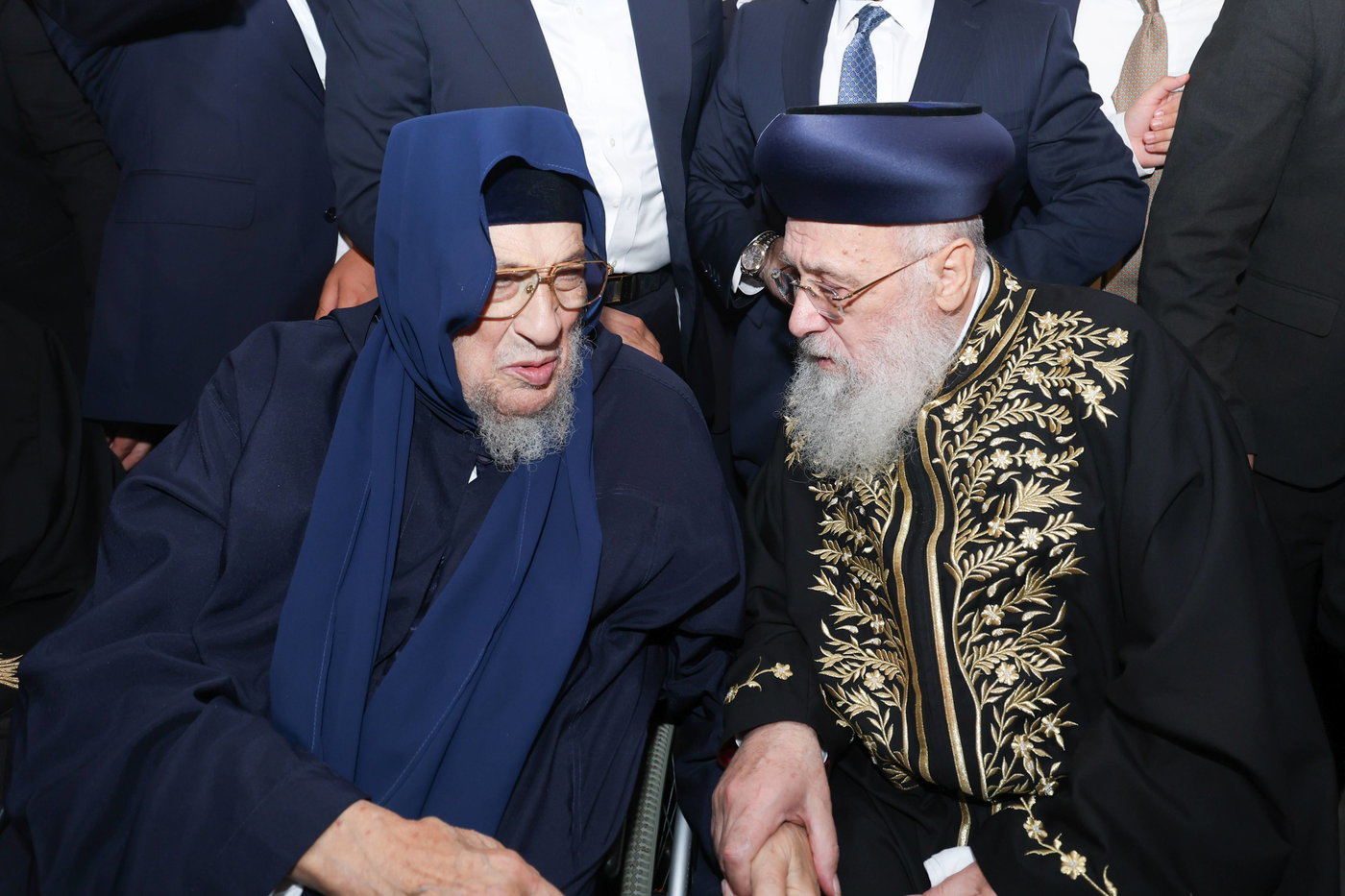 נישואי נכדתם המשותפת של הגר"י יוסף והגרש"מ עמאר