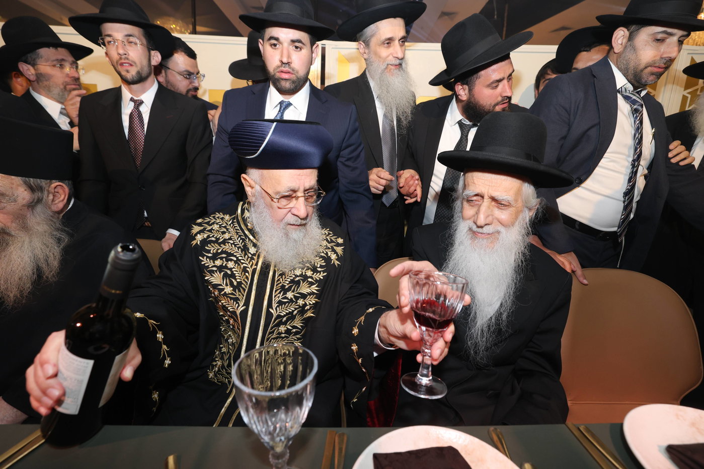 נישואי נכדתם המשותפת של הגר"י יוסף והגרש"מ עמאר