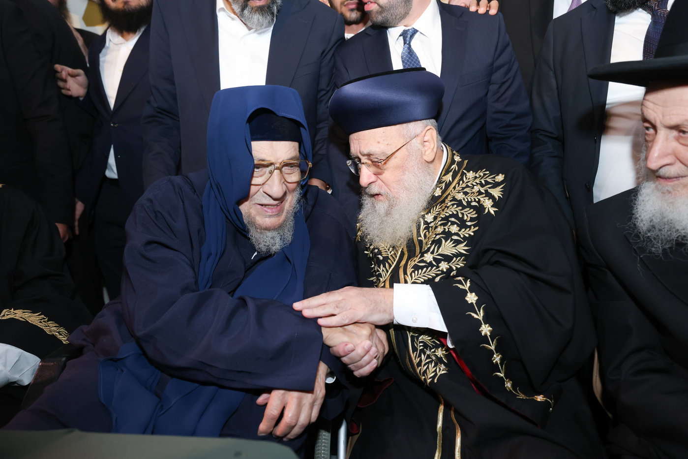 נישואי נכדתם המשותפת של הגר"י יוסף והגרש"מ עמאר