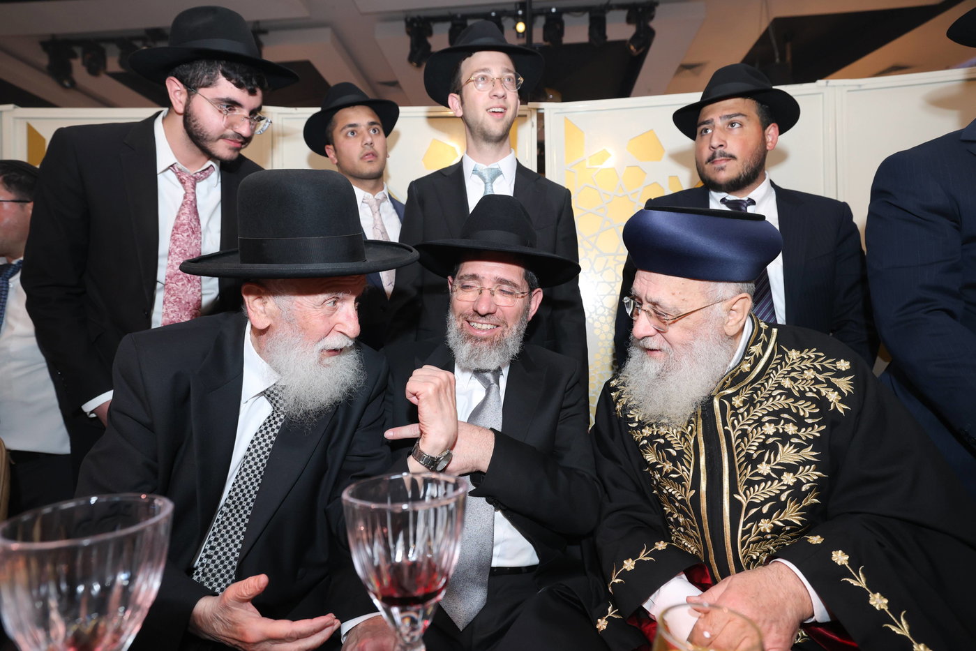 נישואי נכדתם המשותפת של הגר"י יוסף והגרש"מ עמאר