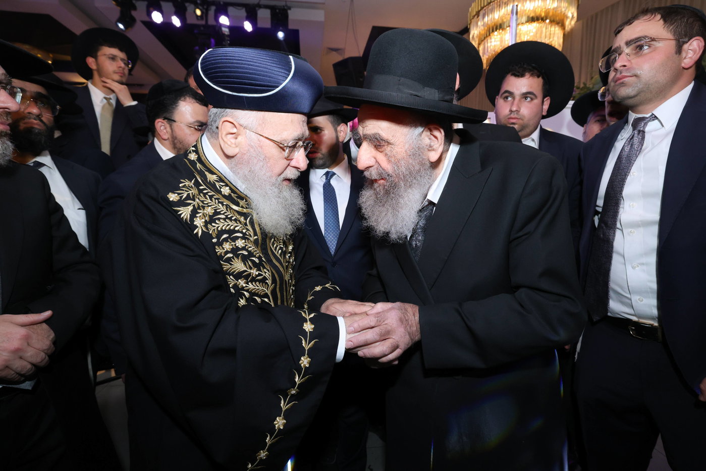 נישואי נכדתם המשותפת של הגר"י יוסף והגרש"מ עמאר