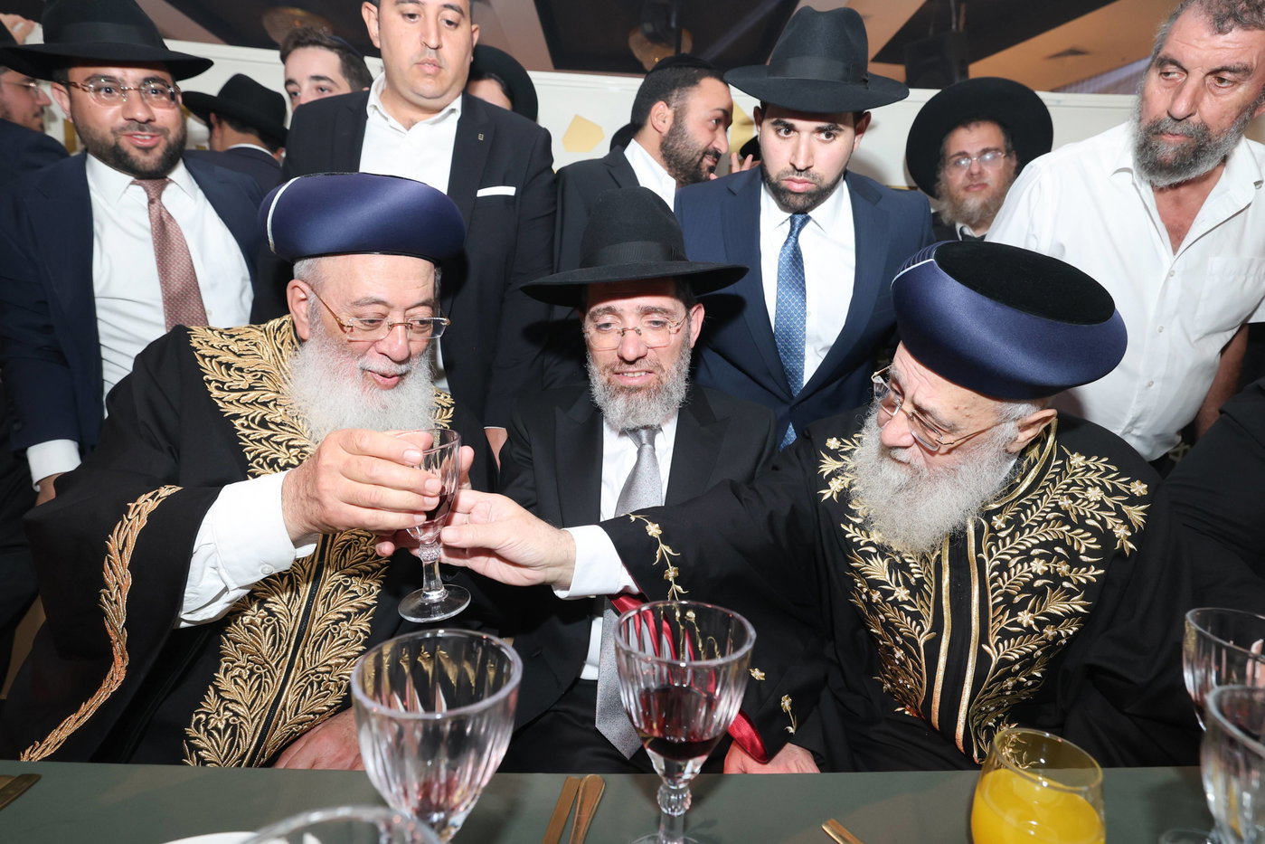 נישואי נכדתם המשותפת של הגר"י יוסף והגרש"מ עמאר