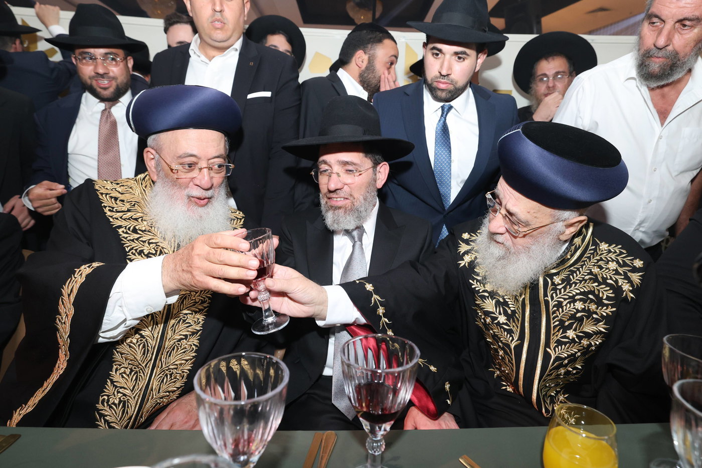 נישואי נכדתם המשותפת של הגר"י יוסף והגרש"מ עמאר