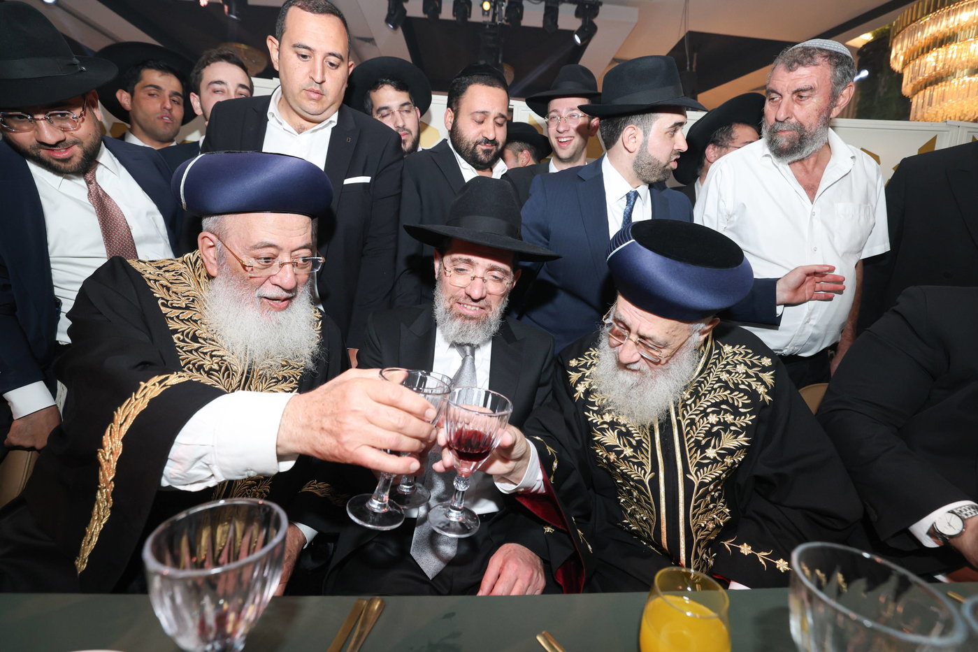 נישואי נכדתם המשותפת של הגר"י יוסף והגרש"מ עמאר
