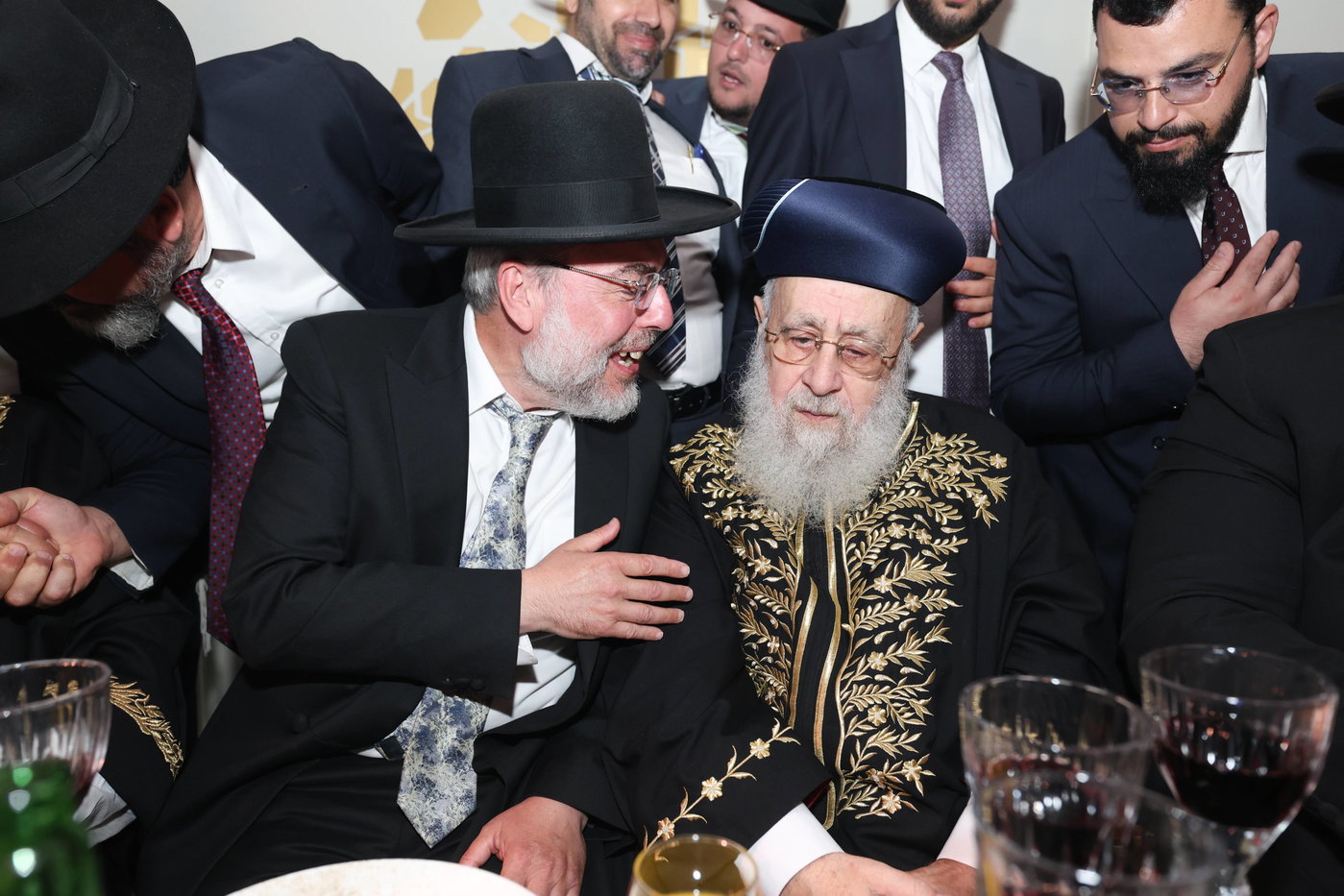 נישואי נכדתם המשותפת של הגר"י יוסף והגרש"מ עמאר