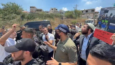 מהומה: ביקור סוער של צבי סוכות באום אל פחם, כל בתי הספר הושבתו