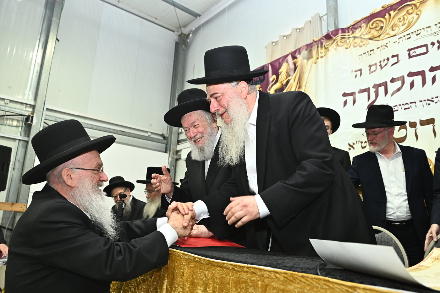 מעמד הכתרת רבי אליעזר רוט