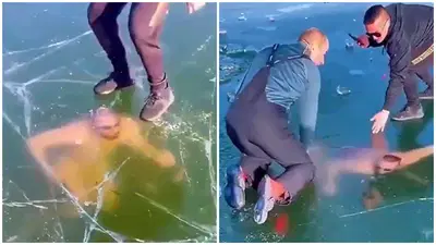 הפעלולן נלכד תחת הקרח