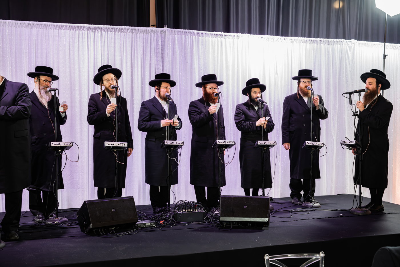 מסיבת שבע הברכות בסאטמר לכבודו של ר' חיים שלמה פישר