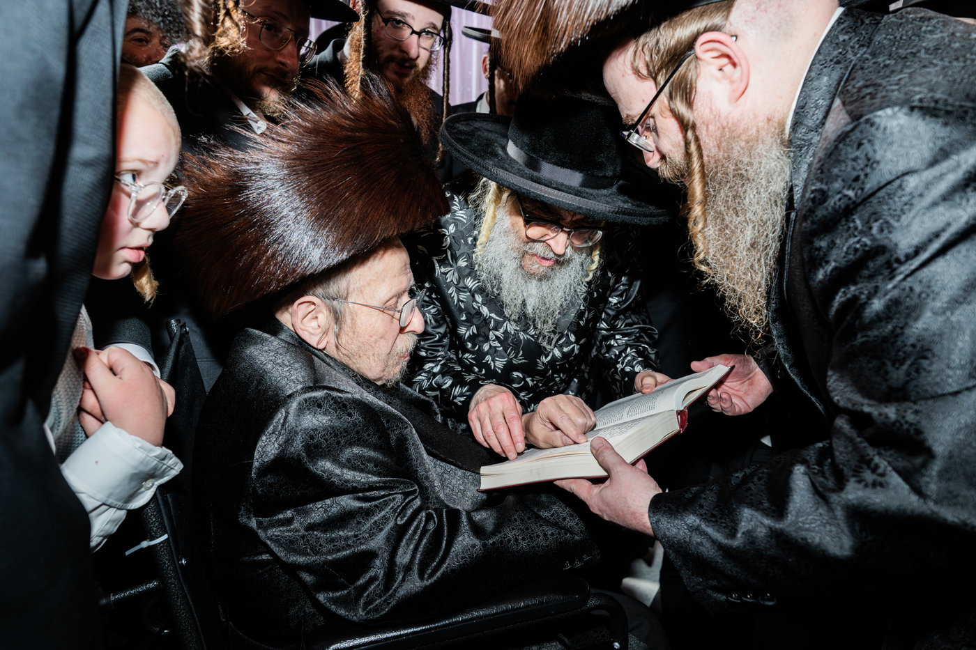 מסיבת שבע הברכות בסאטמר לכבודו של ר' חיים שלמה פישר