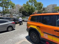 זירת האירוע בו נשכח הפעוט ברכב