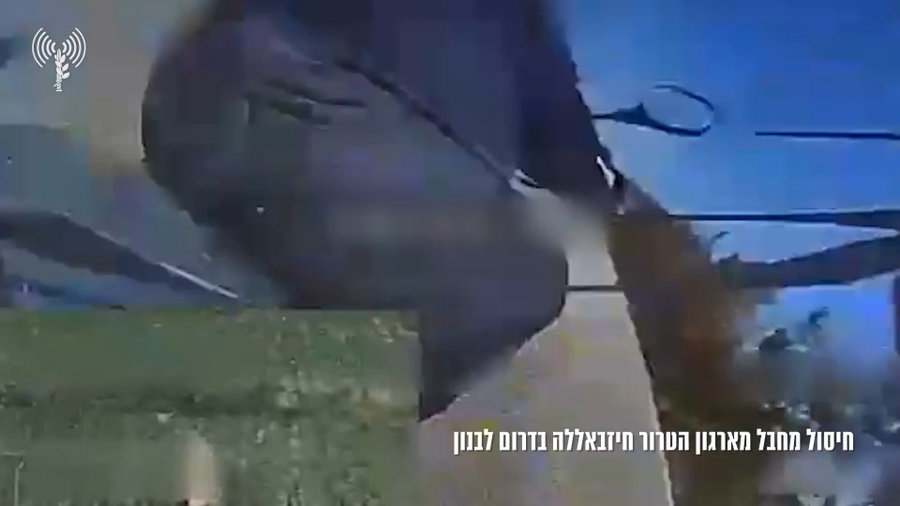 חיסול מחבל באמצעות רחפן