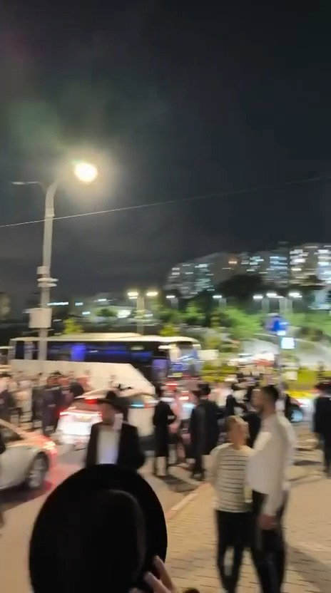 המהומה במודיעין עילית הערב
