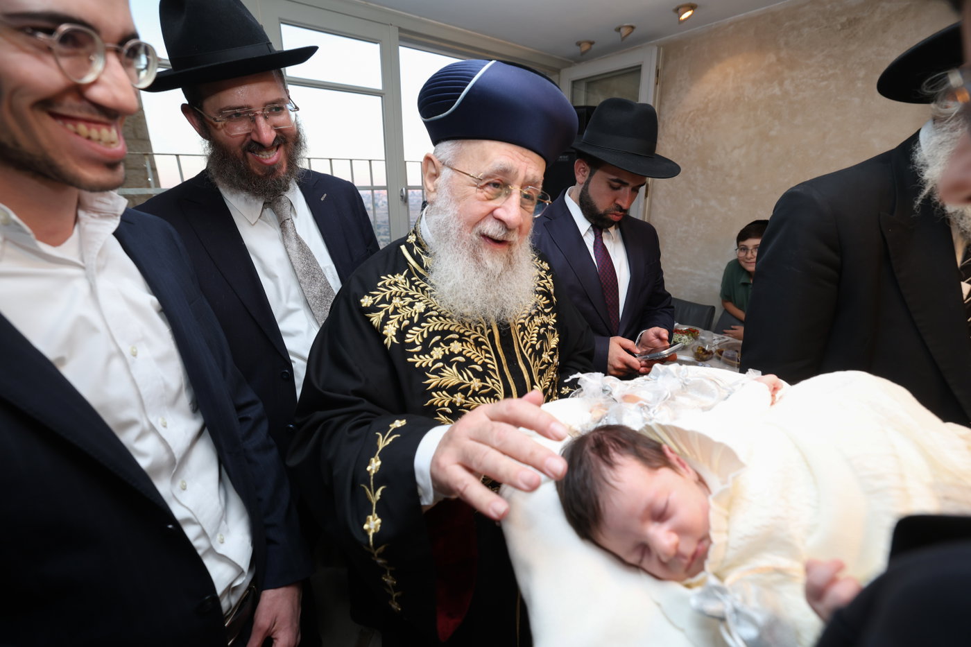 פדיון הבן לנין הרשלצי''ם הגר"י יוסף והגרש"מ עמאר 