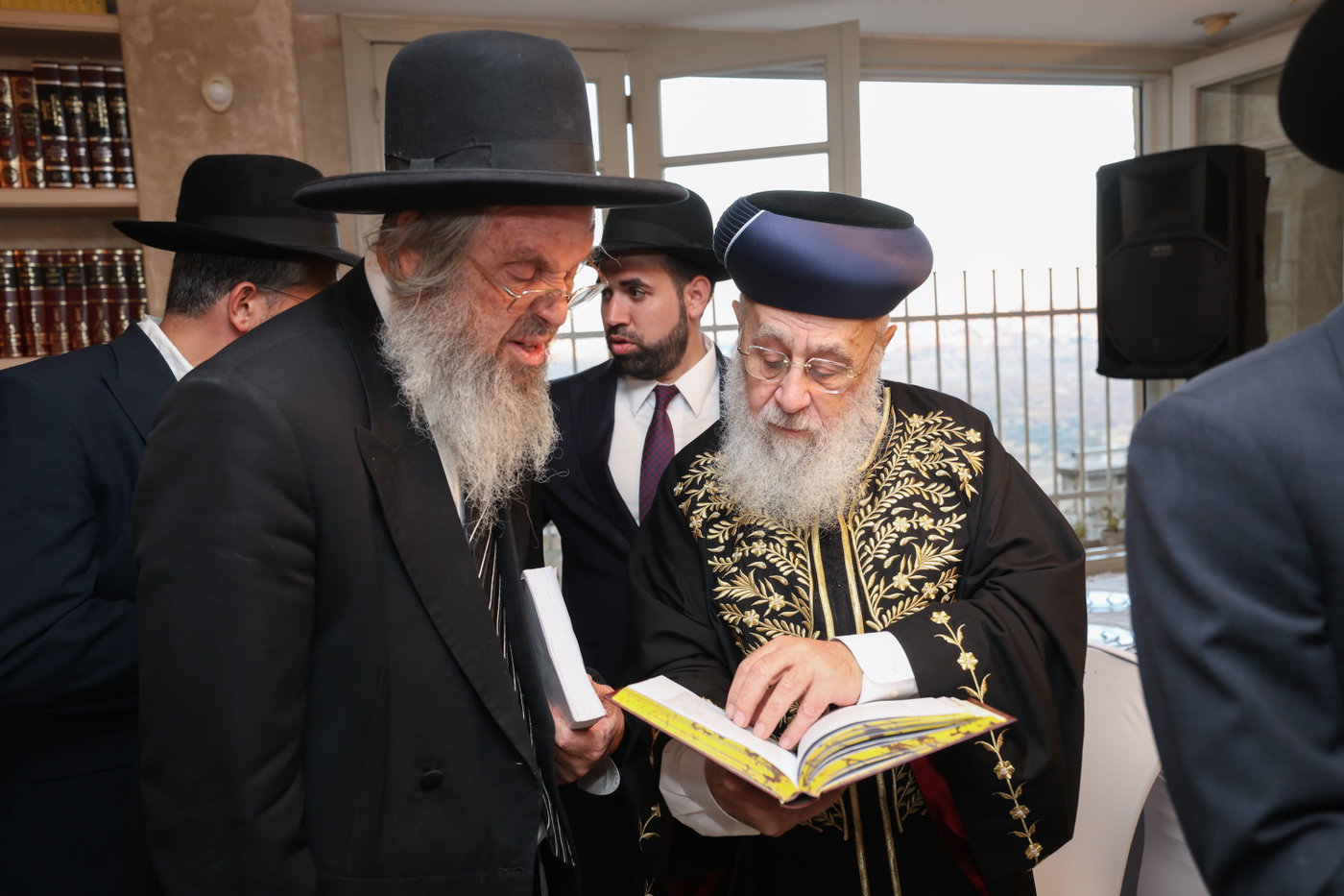 פדיון הבן לנין הרשלצי''ם הגר"י יוסף והגרש"מ עמאר 