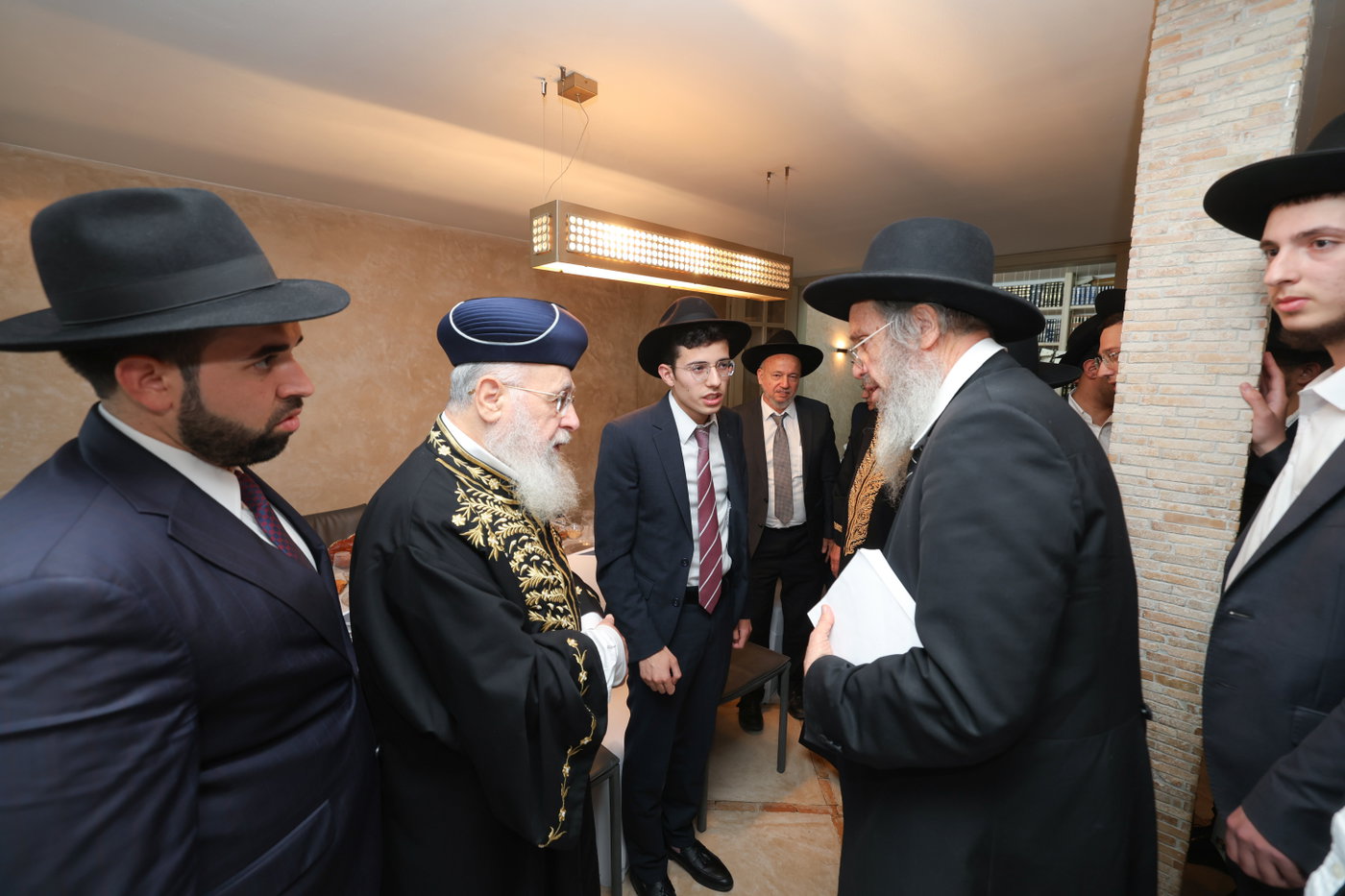 פדיון הבן לנין הרשלצי''ם הגר"י יוסף והגרש"מ עמאר 