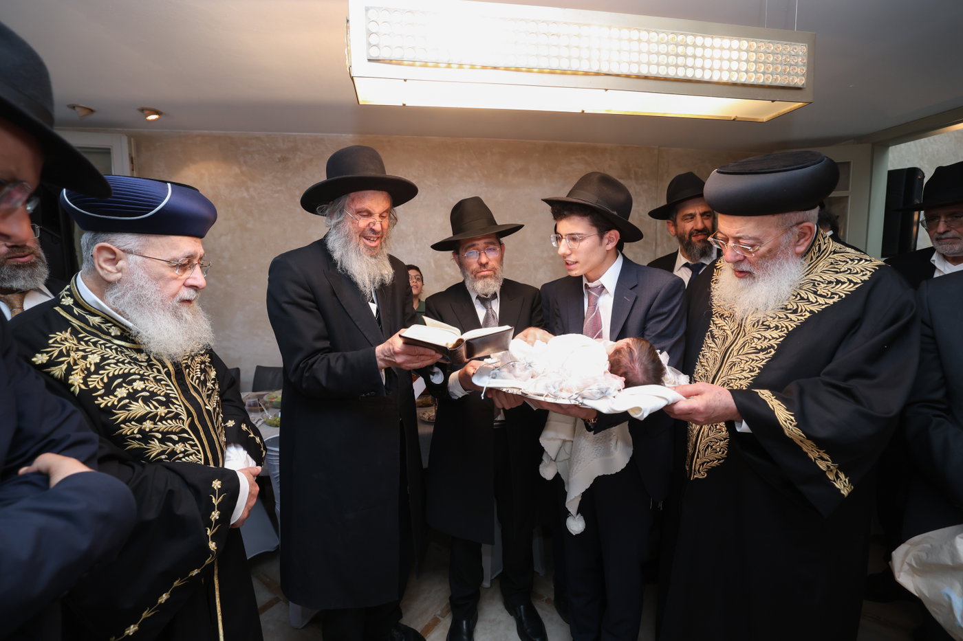 פדיון הבן לנין הרשלצי''ם הגר"י יוסף והגרש"מ עמאר 