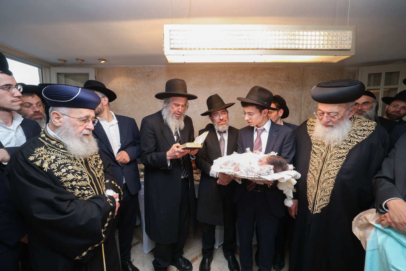 פדיון הבן לנין הרשלצי''ם הגר"י יוסף והגרש"מ עמאר 