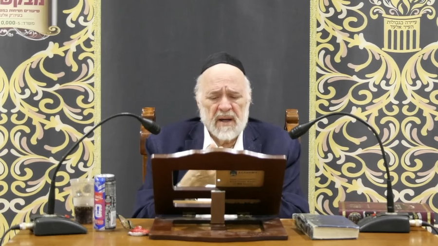 המגיד הליטאי הרב ברוך רוזנבלום בשיעור לפרשת פנחס • צפו