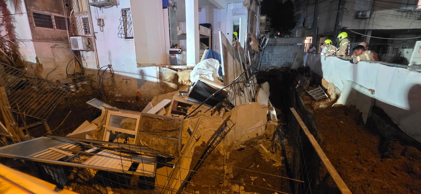 ניצלו בנס: שני ילדים עזבו את המיטה רגע לפני שקיר קרס עליה