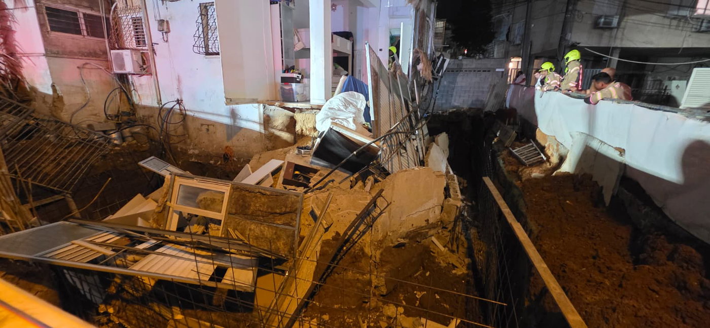 ניצלו בנס: שני ילדים עזבו את המיטה רגע לפני שקיר קרס עליה