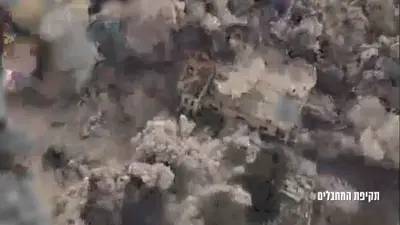 המחבלים נכנסו לבניין - צה"ל הוריד אותו על ראשם | תיעוד 