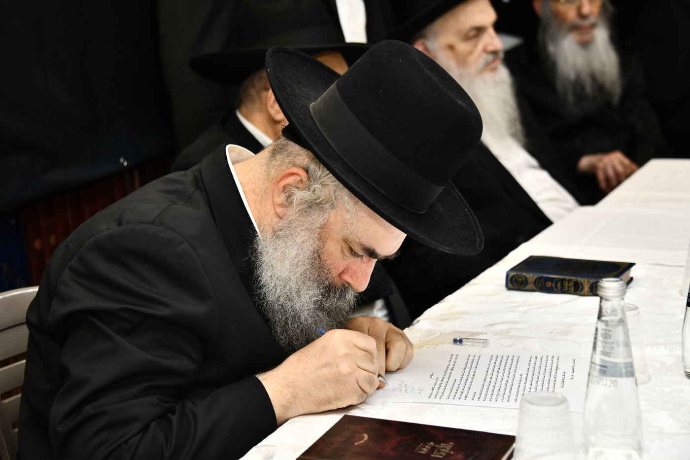 הכינוס במעונו של הגרמ"צ ברגמן