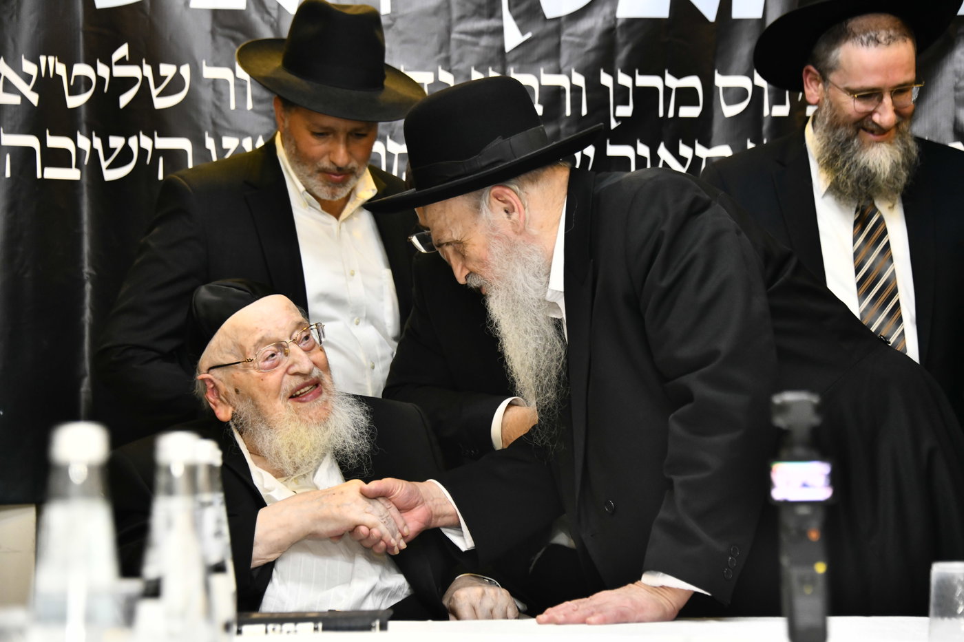 הכינוס במעונו של הגרמ"צ ברגמן