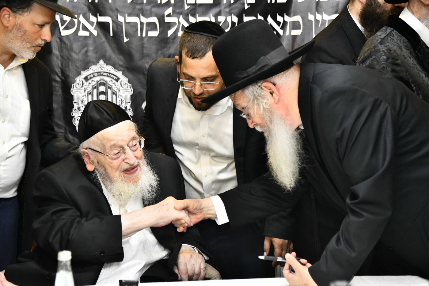 הכינוס במעונו של הגרמ"צ ברגמן