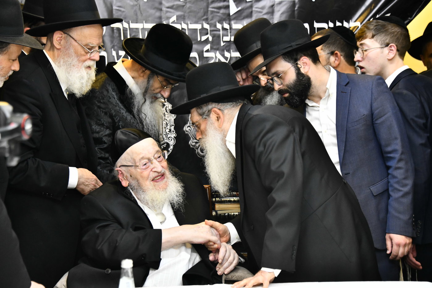 הכינוס במעונו של הגרמ"צ ברגמן