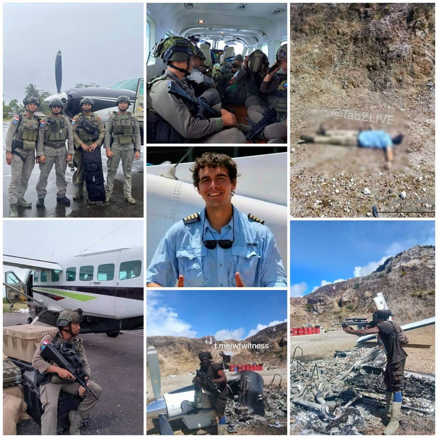 ניקולס פ. גוסלין, טייס אמריקאי שנורה למוות על ידי בדלנים חמושים בלב חבל פפואה