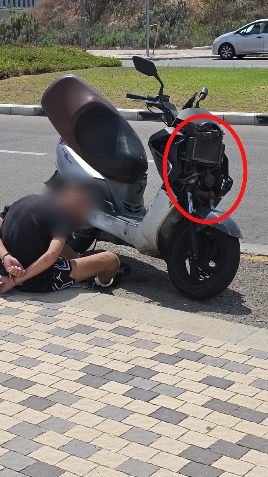 מעצר רוכב הקטנוע