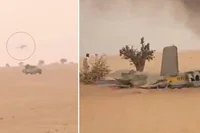 מורדים  באפריקה מפילים מסוק רוסי