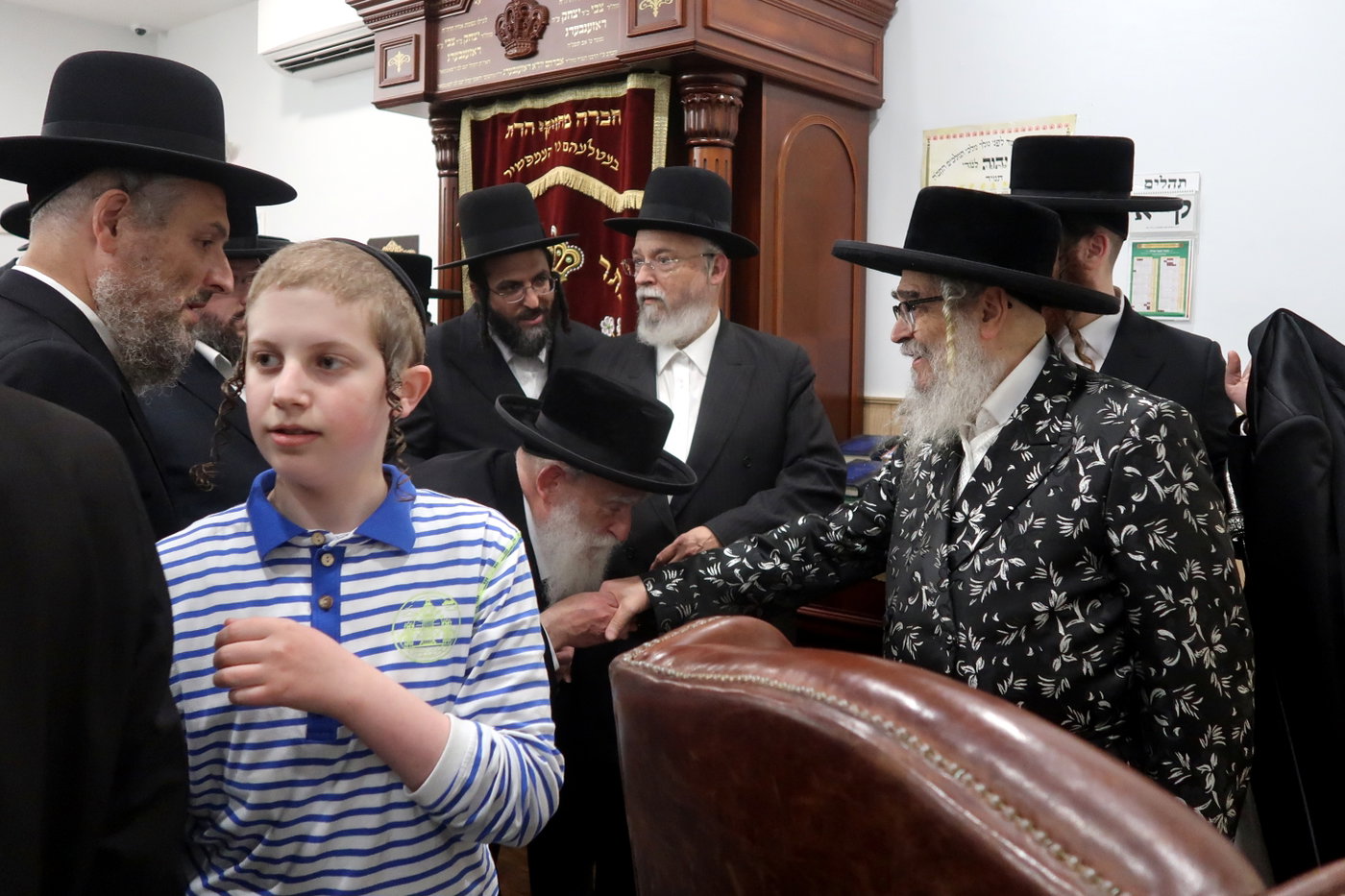 האדמו"ר מסאטמר בדרכו לניו העמפשיר למנוחה