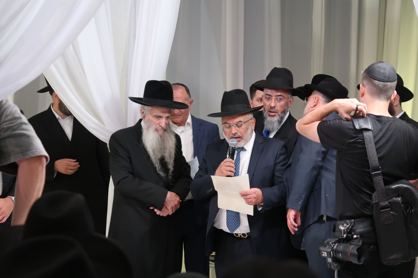 שמחת נישואי נכד האדמו"ר רבי דוד אביחצירא 