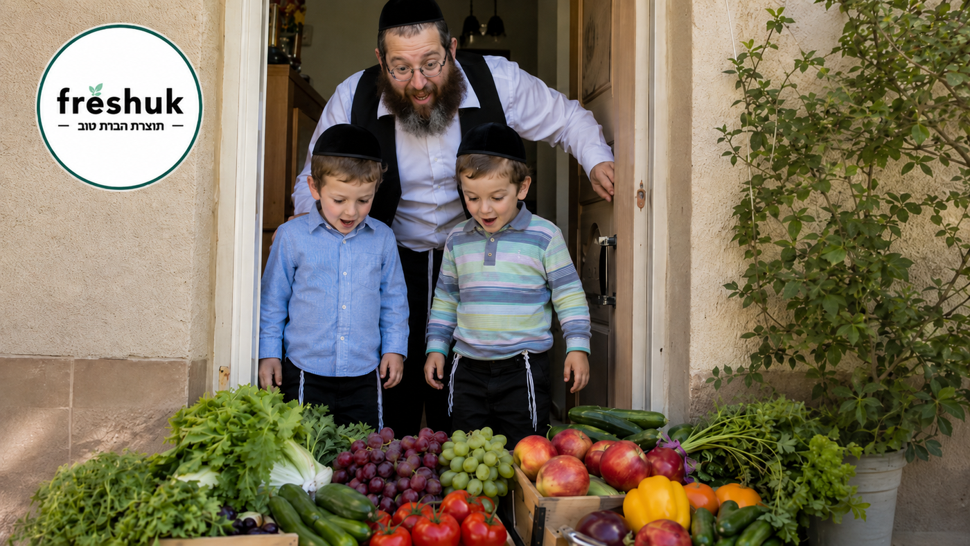 הזמינו בערב - והתעוררו לשוק טרי ליד הדלת