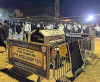 מערך נרחב של ארגון זק"א לאבטחת רבבות המתפללים בהילולא ההמונית בעג'ור