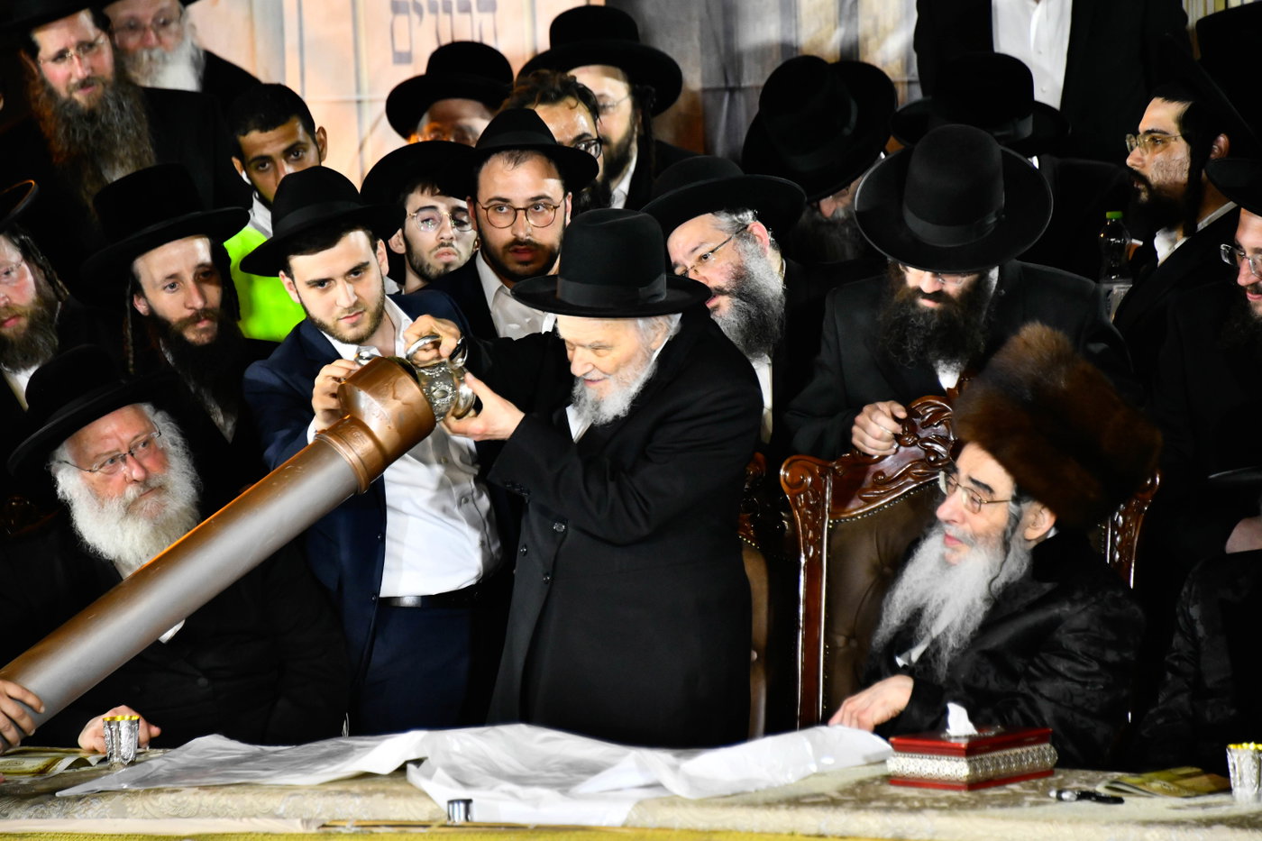 הנחת אבן הפינה באלכסנדר