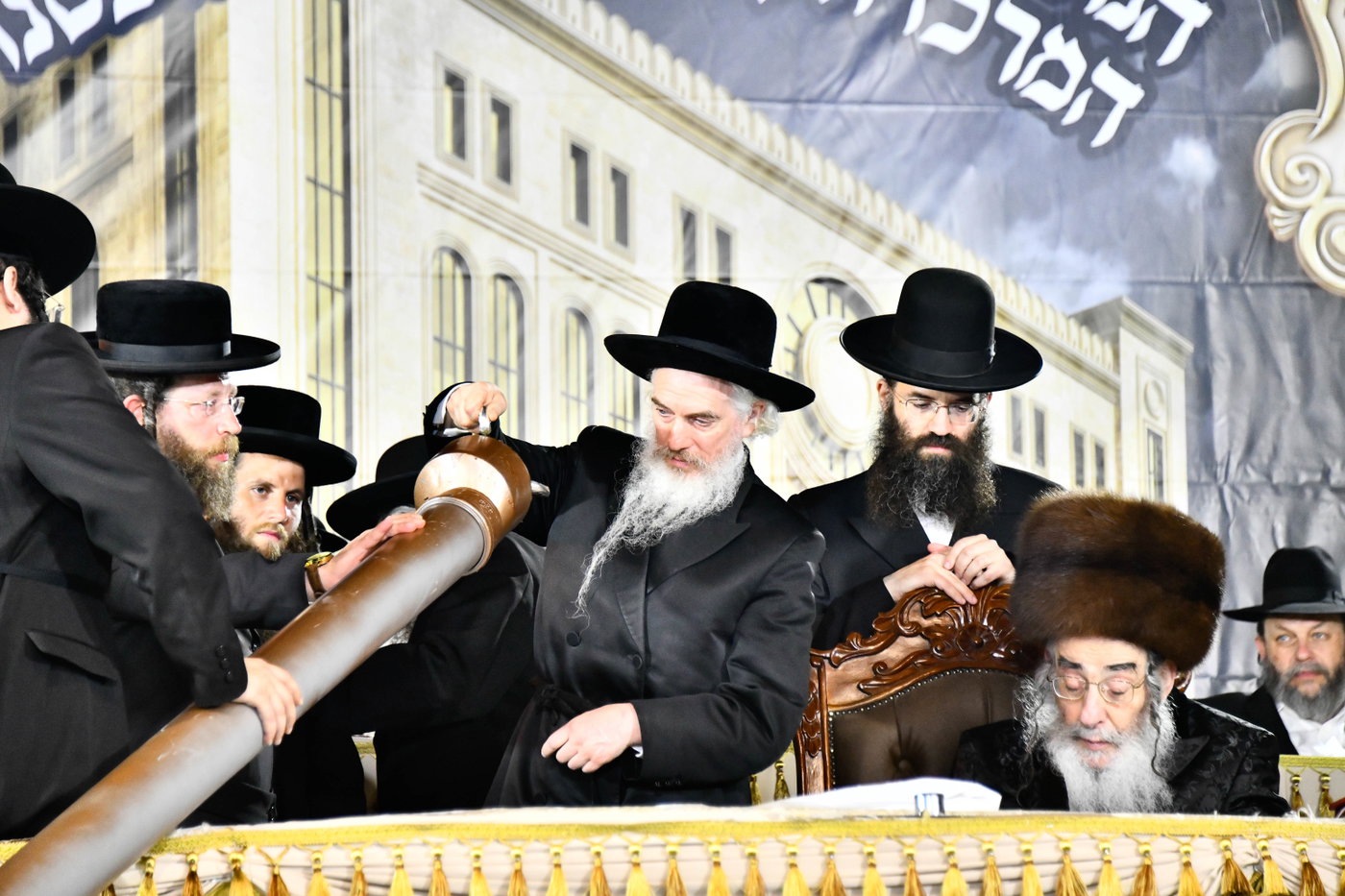 הנחת אבן הפינה באלכסנדר