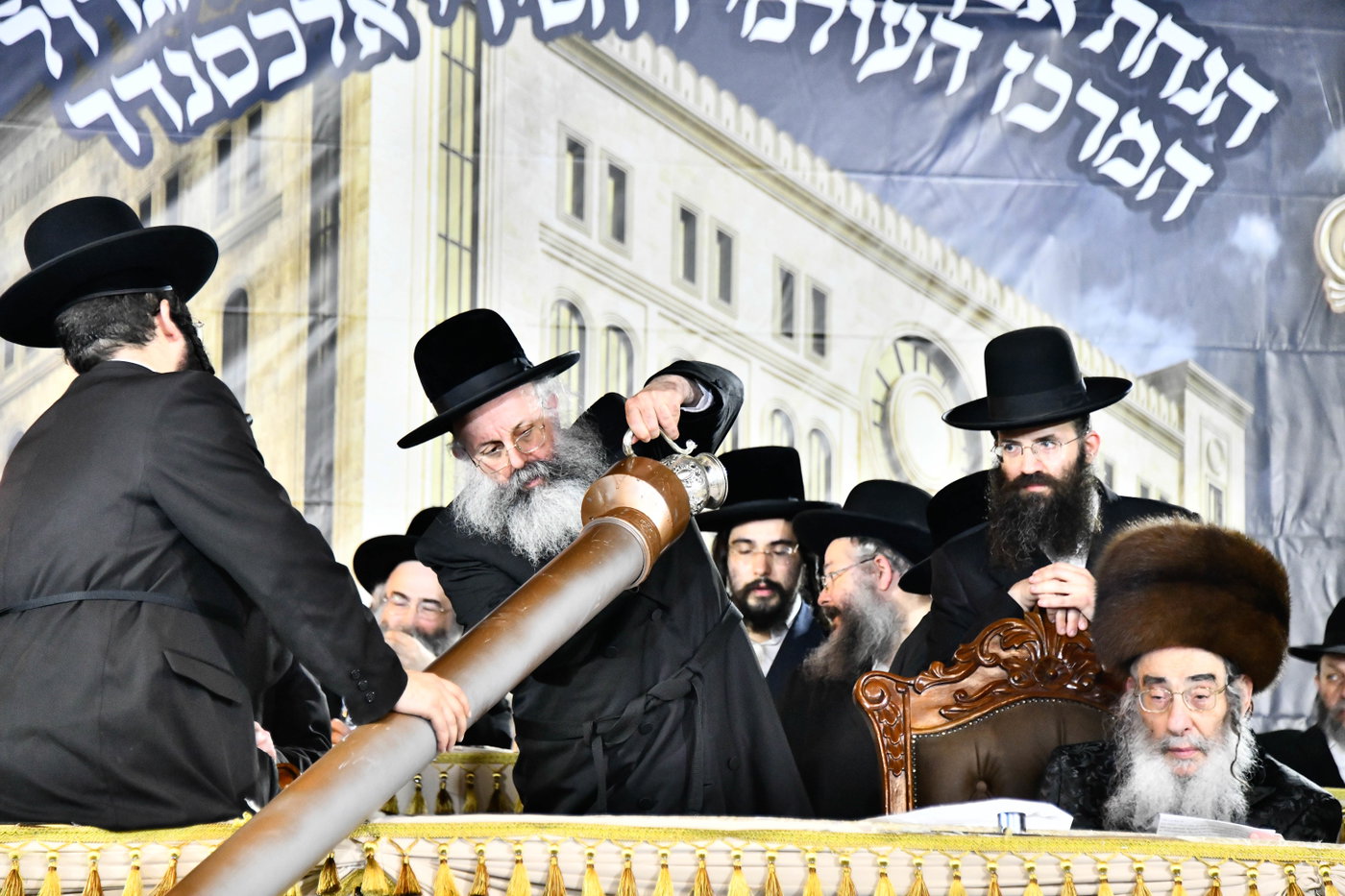 הנחת אבן הפינה באלכסנדר