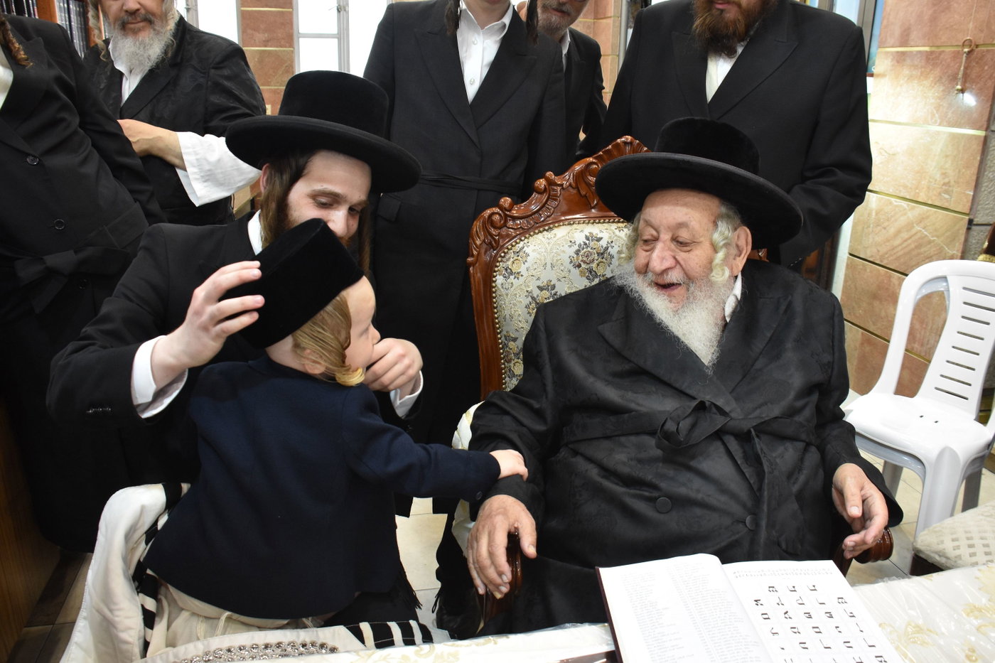 לימוד א'ב' לבן נין אדמו"ר מנאראל 
