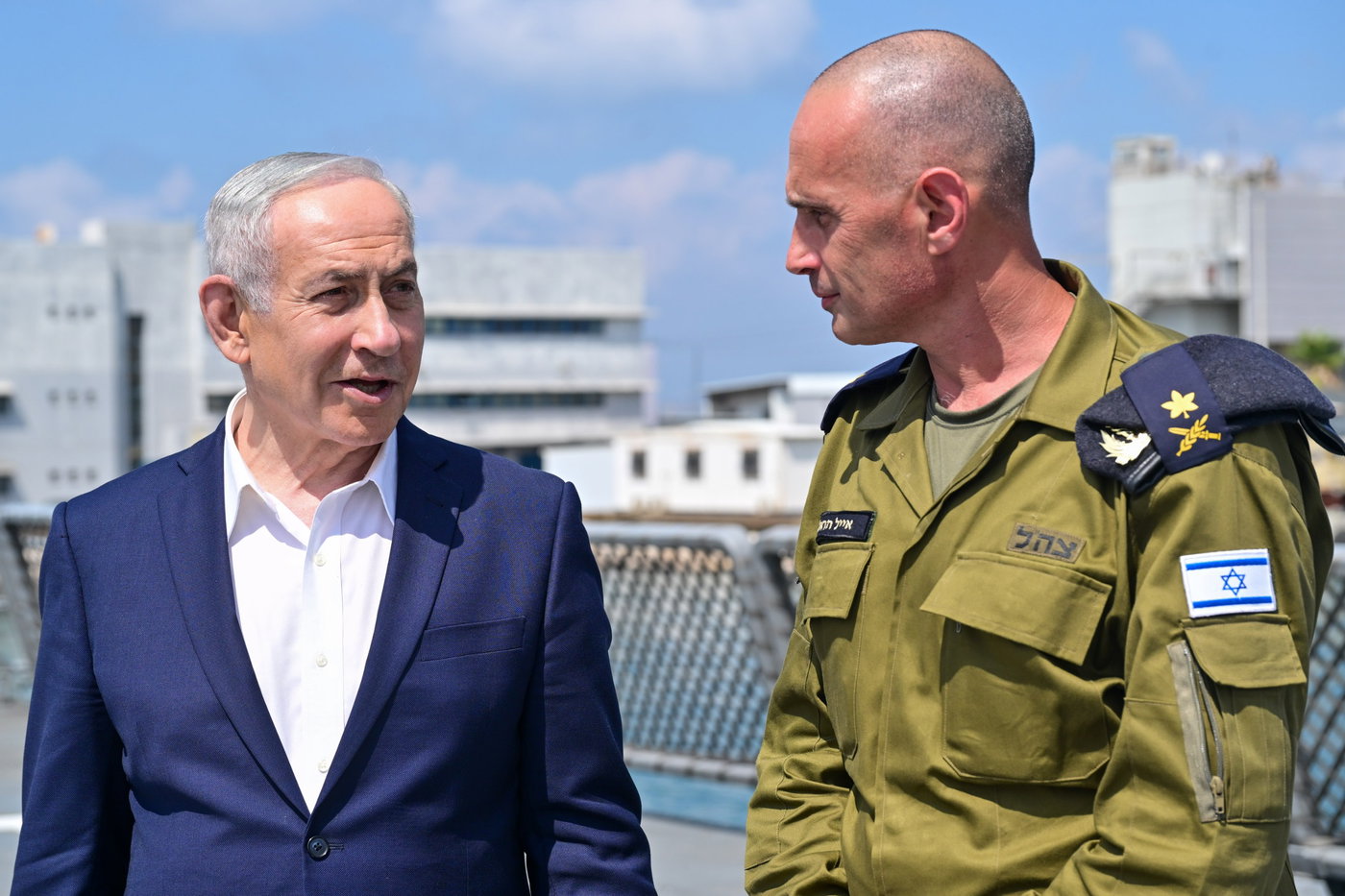 נתניהו בחיל הים