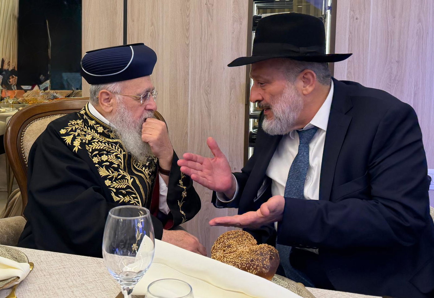 הראש"ל ודרעי, בשבוע שעבר