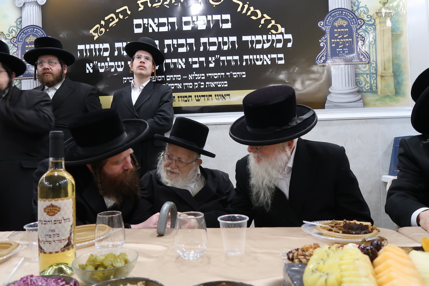 חנוכת הבית לשטיבל בעלזא במתחם הסופרים