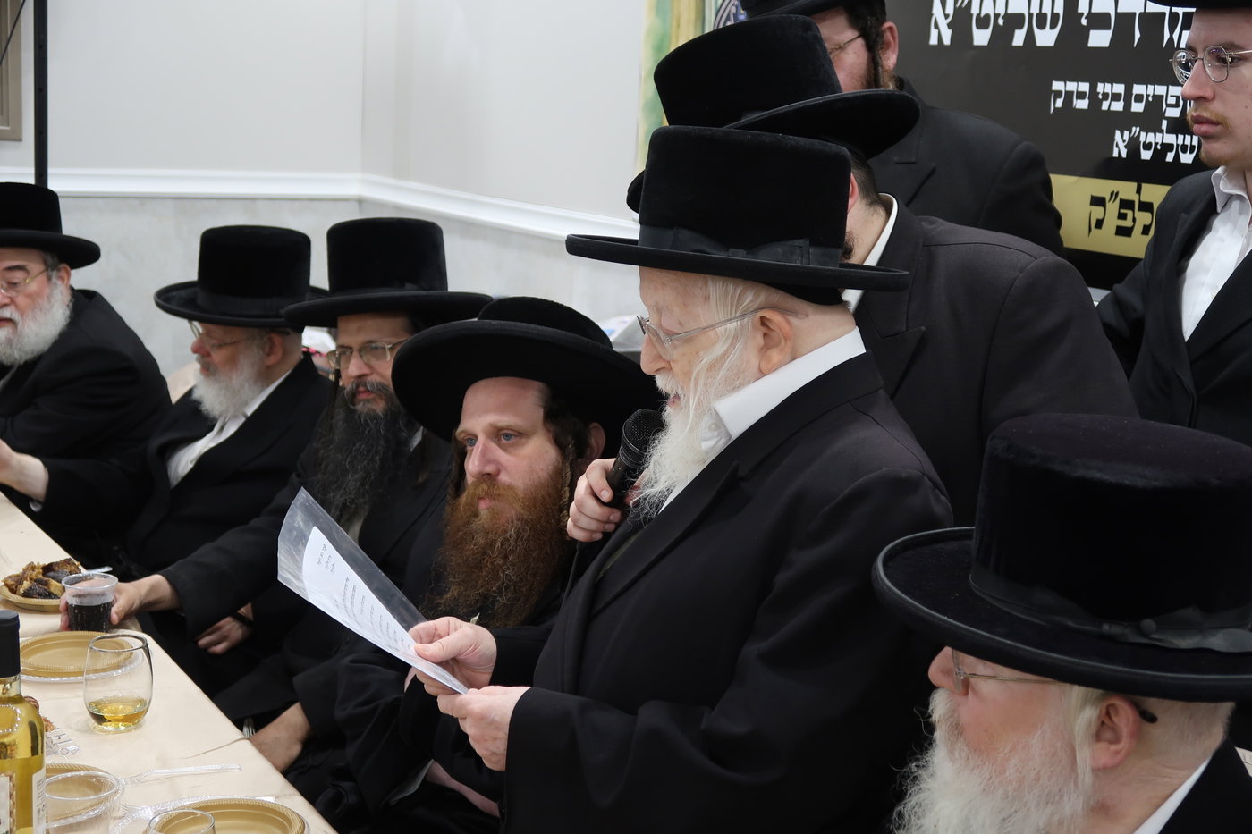 חנוכת הבית לשטיבל בעלזא במתחם הסופרים